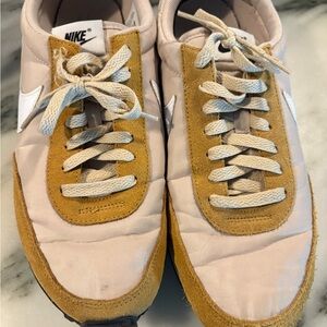 Nike Cream and Brown Sneakers